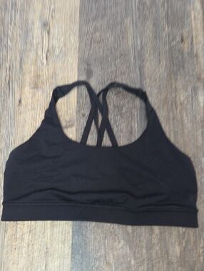 lululemon athletica Black Strappy Sports Bra Size 8